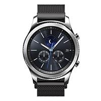 Milanese Loop Mesh Stainless Steel Metal Bracelet Strap with Unique Magnet Lock for Gear S3 Frontier and Gear S3 Classic
