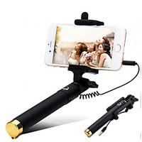 Mini 3 Extendable Handled Stick with A Built-in Remote Shutter Designed for Apple, Android Smartphones