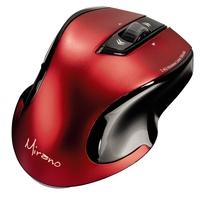 mirano wireless laser mouse noiseless redblack