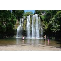 Miravalles Volcano and Waterfalls from Playa Hermosa