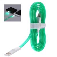 Micro USB 2.0 1m Data Sync Charging Cable Cord with Colorful Light for Samsung HTC Smartphone