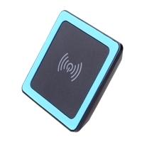 mini qi wireless charger transmitter pad with silicone mat for iphone  ...