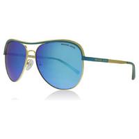 michael kors 1012 sunglasses gold turquoise 110625 58mm