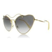Miu Miu 55RS Sunglasses Antique Gold 7OE3E2 65mm