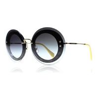 Miu Miu 10Rs Sunglasses Black / Print U6E5DI 64mm