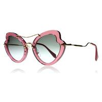 Miu Miu 11Rs Sunglasses Crystal Pink / Gold USU3M1
