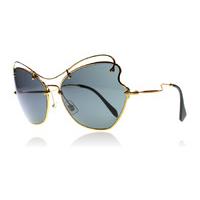 Miu Miu 56R Sunglasses Gold 56R 65mm