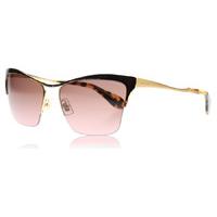 Miu Miu 50PS So Metal Sunglasses Tortoise and Gold 7S05P1