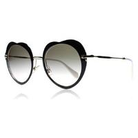 Miu Miu 54Rs Sunglasses Black / Gold 1AB4K0