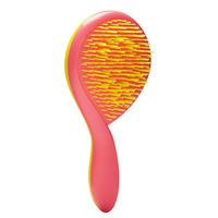 michel mercier girlie detangling brush normal hair pink