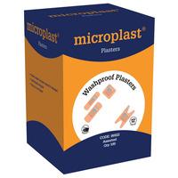 microplast 86922 washproof assorted plasters box of 100