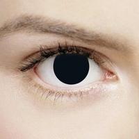 Mini Sclera Black 1 Day Halloween Coloured Contact Lenses (MesmerEyez XtremeEyez)