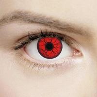 Mini Sclera Red Rage 1 Day Halloween Coloured Contact Lenses (MesmerEyez XtremeEyez)