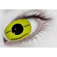 Mini Sclera Yellow Stitches 3 Month Coloured Contact Lenses (MesmerEyez)
