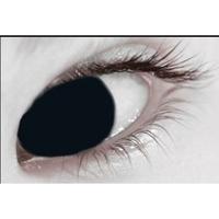 Mini Sclera Black 3 Month Coloured Contact Lenses (MesmerEyez)