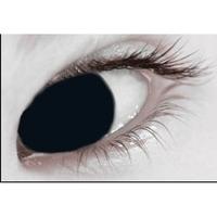 Mini Sclera Black 1 Month Coloured Contact Lenses (MesmerEyez)