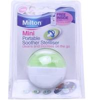 milton green mini portable soother steriliser