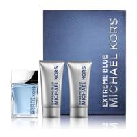 Michael Kors Extreme Blue Eau de Toilette 120ml, Body Wash and Aftershave Balm Set
