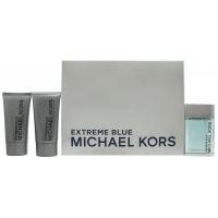 Michael Kors Extreme Blue Gift Set 120ml EDT + 75ml After Shave Balm + 75ml Hair & Body Wash