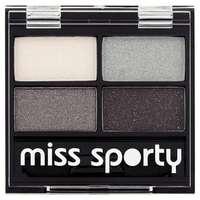 Miss Sporty Studio Colour Quattro Eyeshadow Smoky Black, Black