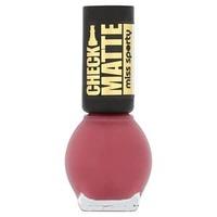 Miss Sporty Check Matte Nail Polish Perfect Rosewood, Brown