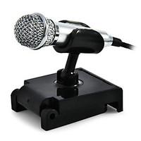 mini condenser microphone karaoke voice recording mobile phone compute ...