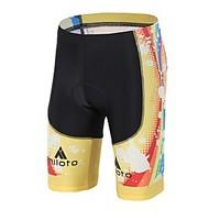 miloto cycling padded shorts unisex bike padded shortschamois 3d pad r ...