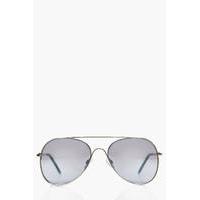 mirrored lens aviator sunglasses gold