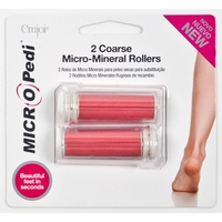 micro pedi replacement rollers 2 x pink