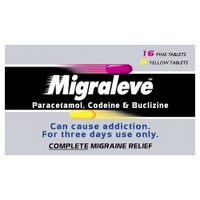 Migraleve 16 Pink & 8 Yellow Tablets