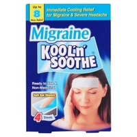 migraine kool39n39soothe migraine soft gel sheets x 4