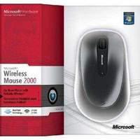 microsoft wireless mouse 2000 grey