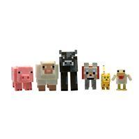 minecraft articulated animal mobs 6 action figures pack