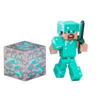 Minecraft 3 inch Action Figure - Steve with Diamond Armour