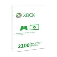 Microsoft Xbox Live 2100 Points Card
