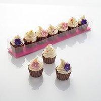 Mini Chocolate Flower Cupcakes