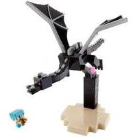 Minecraft the Ender Dragon vs Steve Figure