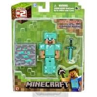 minecraft diamond steve action figure series 2