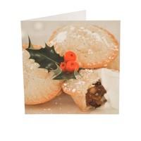 Mince pies and Cream Christmas Cards