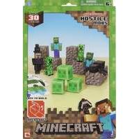 minecraft paper craft overworld 30 piece set hostile mobs pack