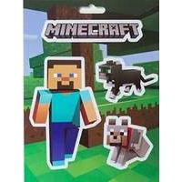 Minecraft Steve and Pets Sticker Pack
