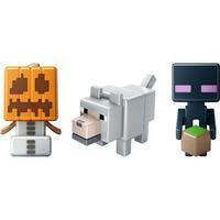 Minecraft Mini-Figures Snow Golem, Enderman and Wolf