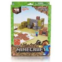 minecraft paper craft overworld 48 piece set shelter pack