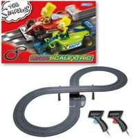 Micro Scalextric 1:64 Scale The Simpsons Grand Prix Race Set