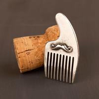 miniature moustache beard comb