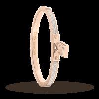 Michael Kors Glitz Rose Coloured Padlock Bangle