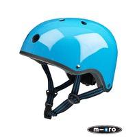 micro safety helmet neon blue