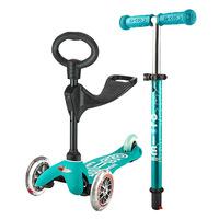 mini micro 3in1 deluxe complete scooter aqua