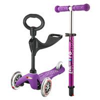 mini micro 3in1 deluxe complete scooter purple