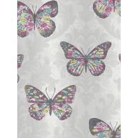 midsummer butterfly wallpaper dove grey 661203